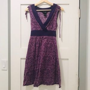 Guess Jeans Purple Dress